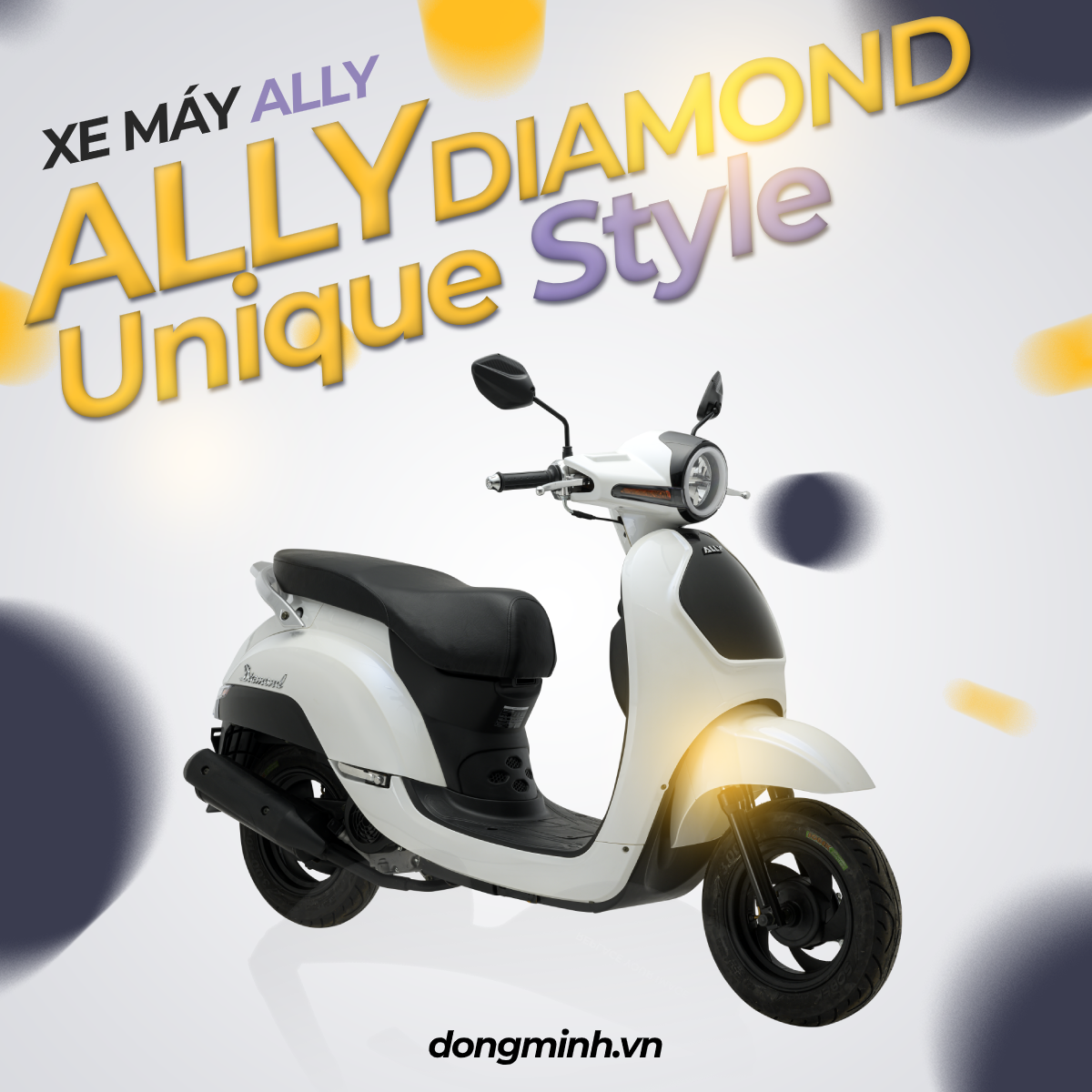 ALLY Diamond được trau chuốt tỉ mỉ đến từng chi tiết nhỏ nhất giúp xe có sức cuốn hút rất lớn