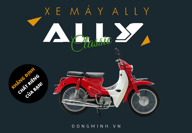 Classic 50cc thiết kế hai yên tách biệt đầy tiện lợi